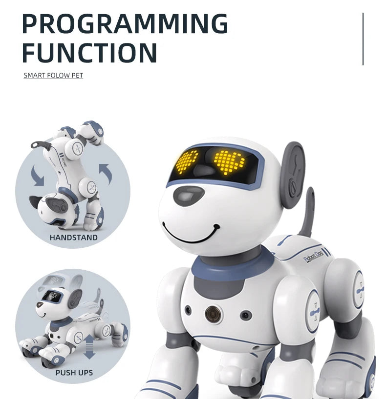 Perro Robot Inteligente con Control Remoto | Acrobacias | Regalo para Niños - Firu Total Sales