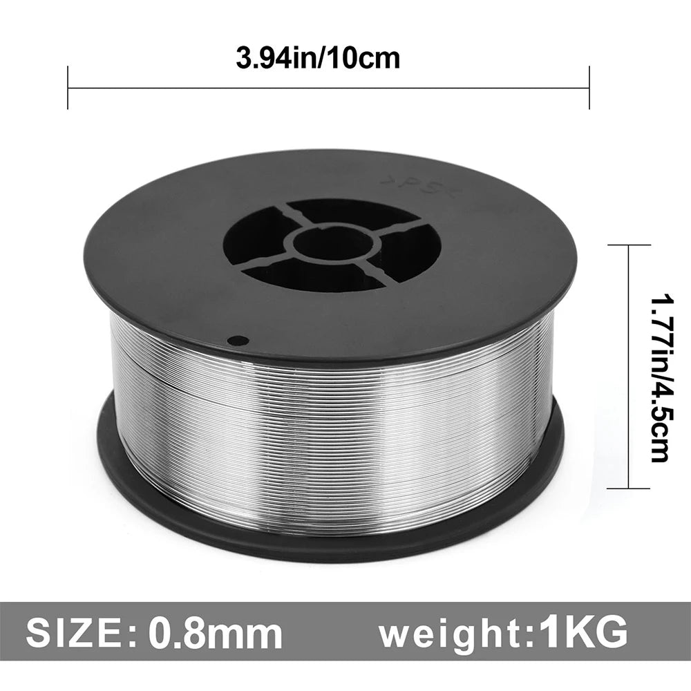 HITBOX E71T-GS Flus Cored Wire 0.8mm 1Kg 1pcs Flux Cored Gasless MIG Welding Machine Accessories For All PrositionWeiding