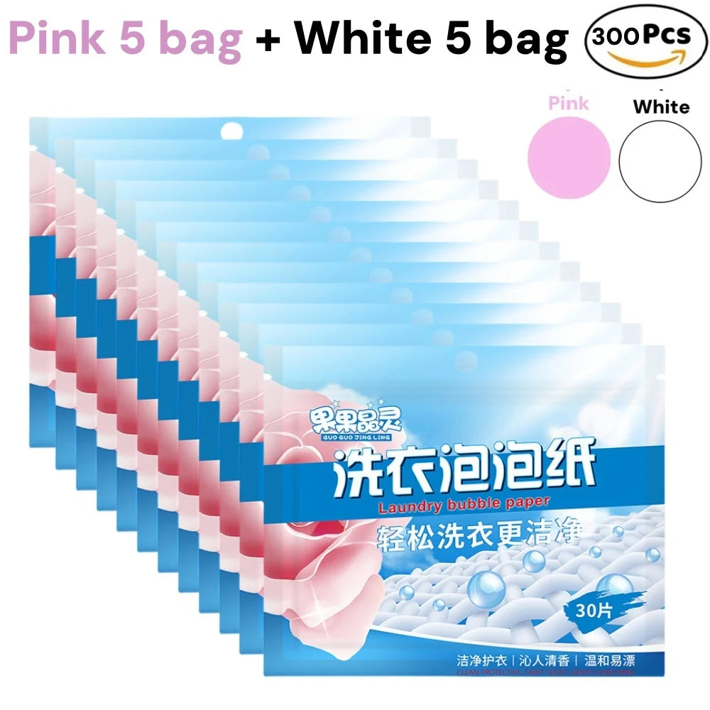 60 Pcs Laundry Tablets Concentrated Washing Powder Laundry Soap Washing Machine Clothing Strong Cleaning Sheets Detergent