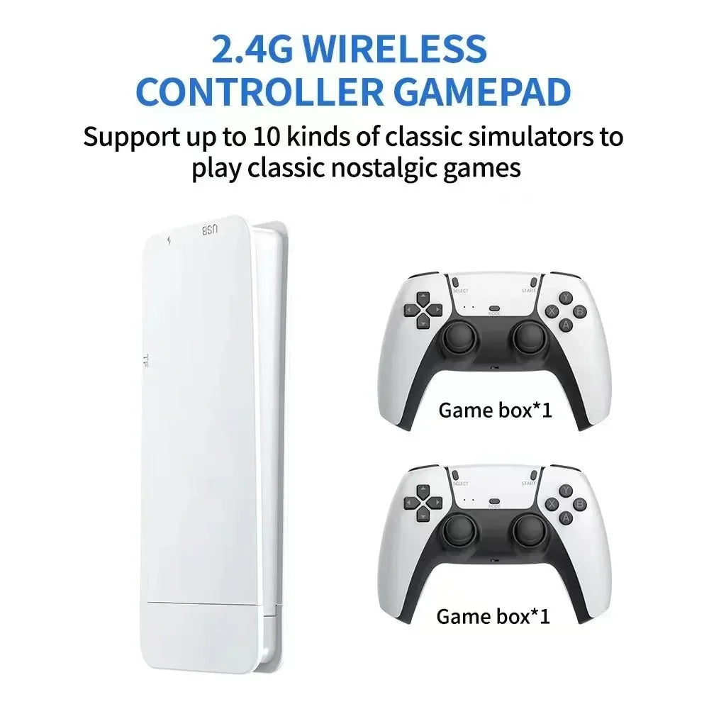 Consola Retro M15 128G | 4K | 40000+ Juegos Arcade | 2 Controles Inalámbricos | HDMI TV