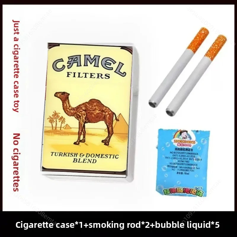 Prank Cigarette Toy，Realistic Fake Smoking Bubble Blower，Funny Gag Gift for Parties and Holidays