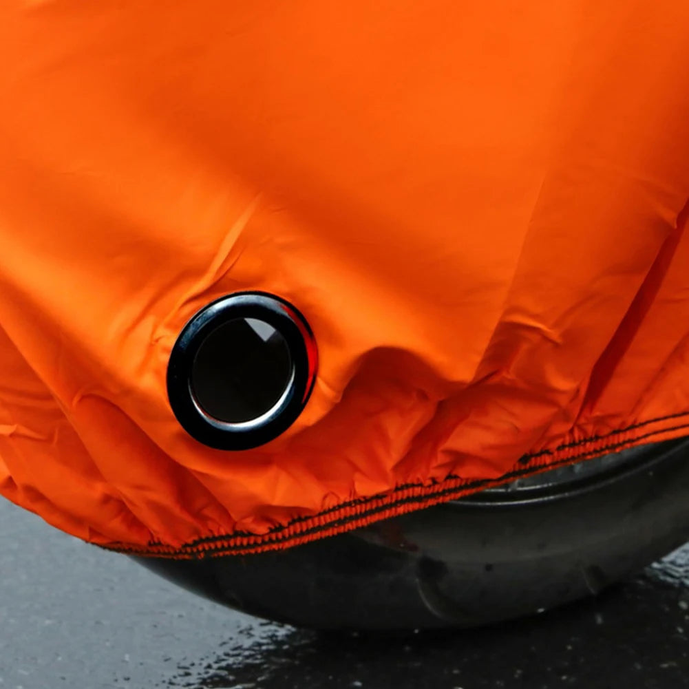 Motorcycle Cover Waterproof Dustproof Wear-Resistant Fabric Motorbike Cover Motors Dust Rain UV Protector Cover for All Season
