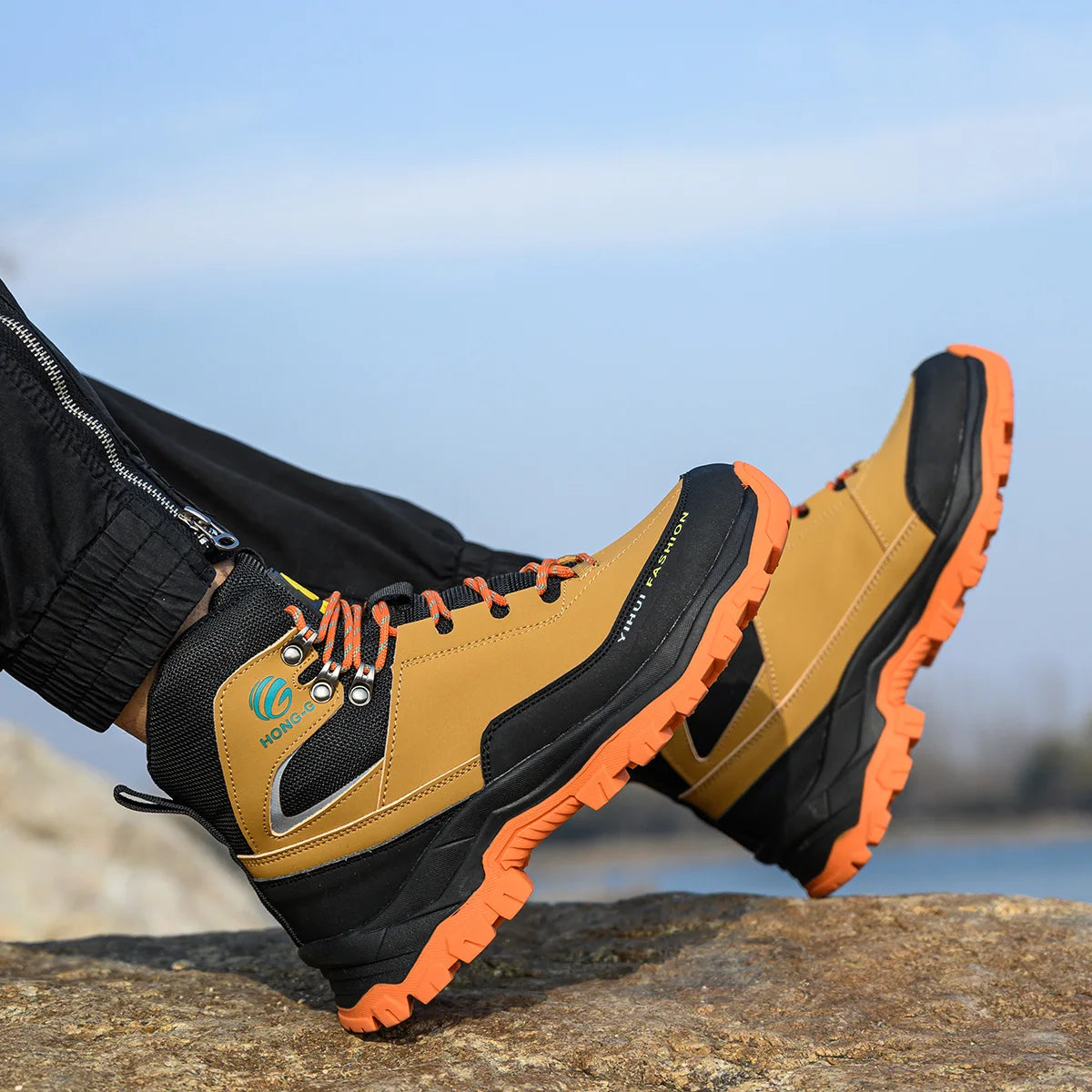 Botas de Trabajo Hombre | Transpirables | Punta de Acero | Antipinchazos | Moda y Protección