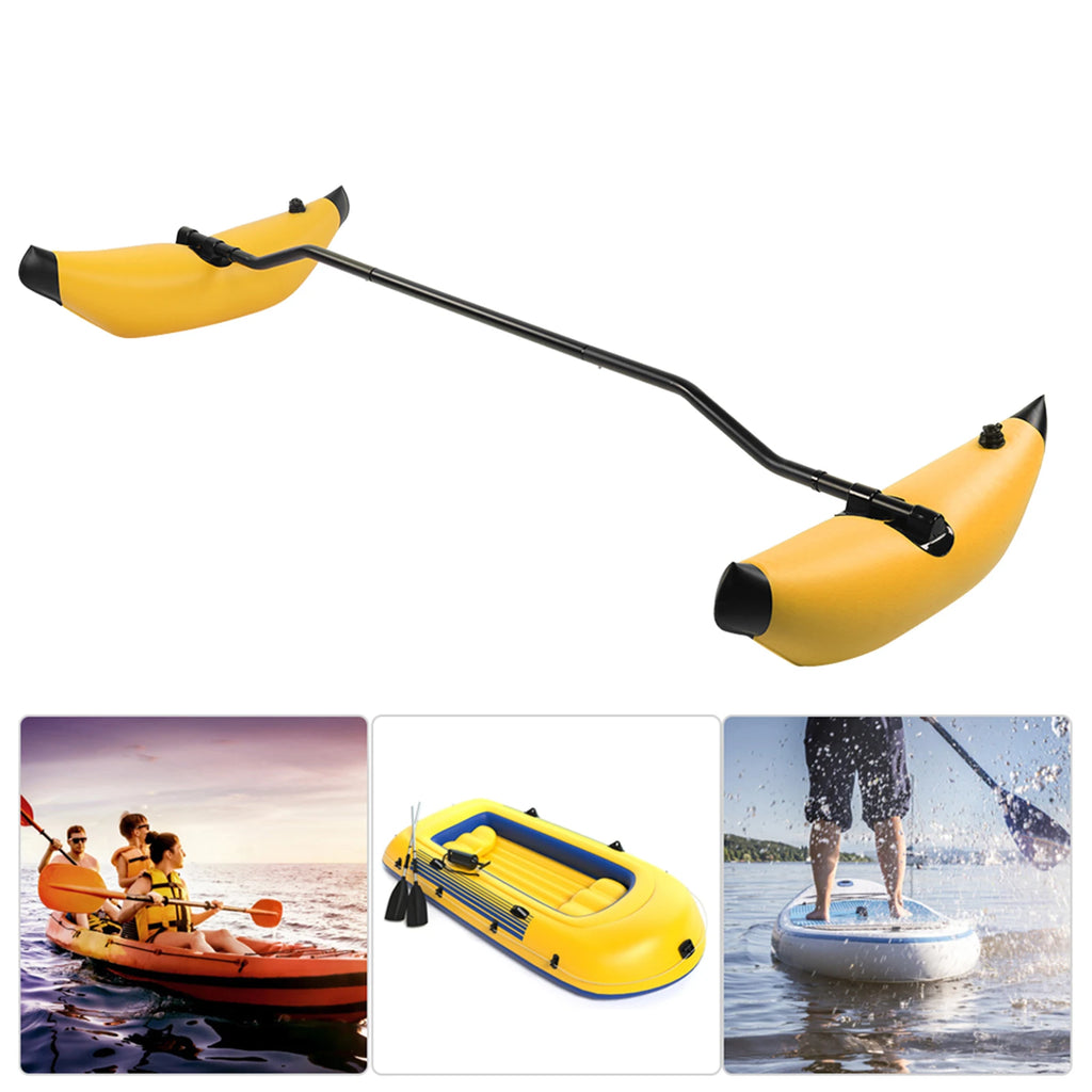 US Kayak Outrigger Kit Kayak Stabilizer Inflatable Kayak Stabilizer PVC Canoe Outrigger Kit Floating Balancing Boat Accessory