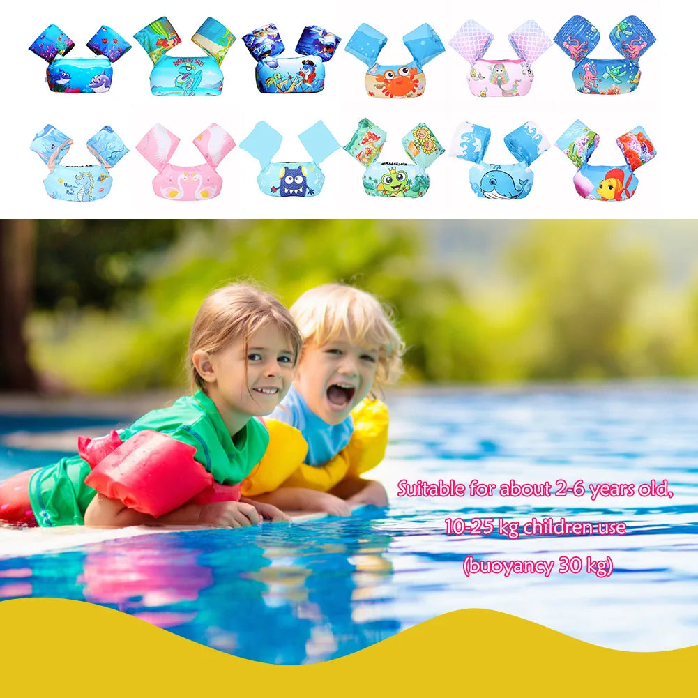 Kids Swimming Floats Ring Cartoon Swim Floating Armband Cute Swim Wing for Kids Children for Baby Toddler