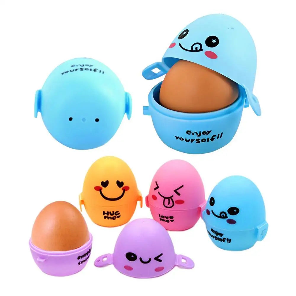 Camping Egg Holder Cartoon Eggs Storage Box Leakproof Egg Storage Box Container For Camping Travel Outdoor Picnic Hiking