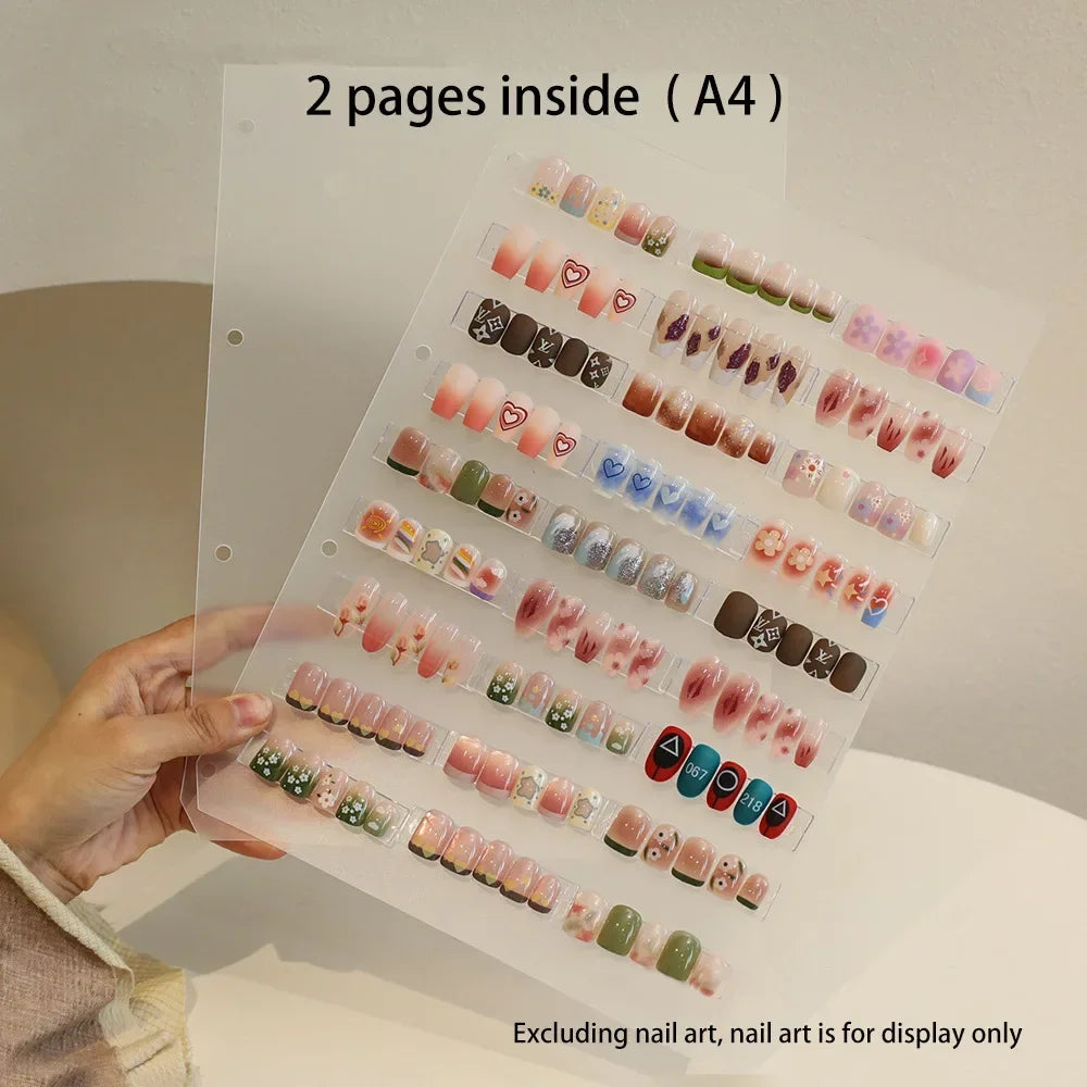Álbum Organizador de Nail Art DIY | Exhibidor de Diseños | Herramienta de Almacenamiento 💅 - Firu Total Sales