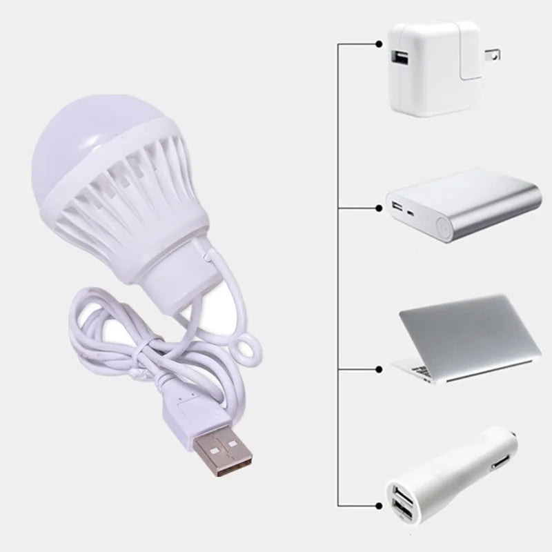 ZK50 LED Portable USB Camping Light 5W | Student Reading | Outdoor Pendant Lamp