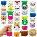 10/20/50Pcs Mini Animal Plush Toys Set Cute Small Animal Stuffed Toy Keychain for Party Favors for Goody Bag Easter Egg Stuffers
