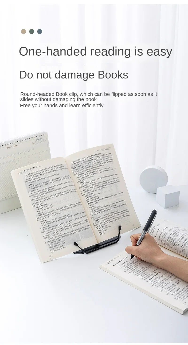 Simple metal reading stand, foldable reading stand, portable reading bookshelf, music stand