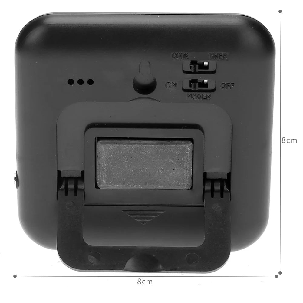 Electronic Thermometer Timer Food Meat Temperature Meter Gauge with Probe Cooking BBQ Thermometer Kitchen Temperature Tools