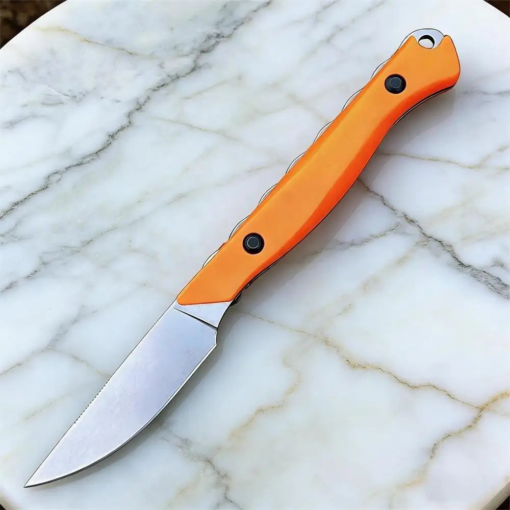 CPM-154 Steel Small Fixed Blade Knife 15700 Flyway with K-Type Sheath Outdoor Camping Fishing EDC Tool for Men's Gift