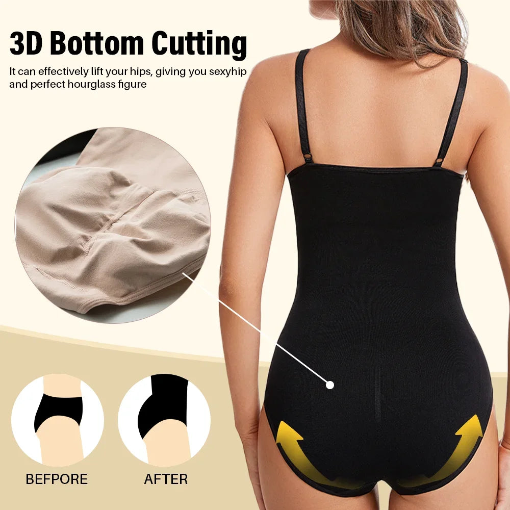 Faja Reductora Shapewear | Levanta Glúteos | Body Moldeador Sin Costuras para Mujer