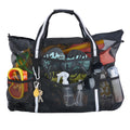 Mesh Swimming Bag Sandproof Bottom Foldable Summer Pool Bag 8 Pockets Beach Handbag Zipper Towel Storage for Travel Vacation