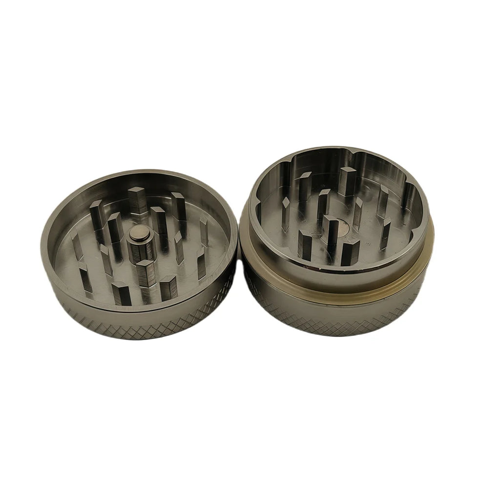 Compact Aluminum Alloy Grinder - Thumb-Sized Design for Easy Grinding oftobacco，The best smoking accessories