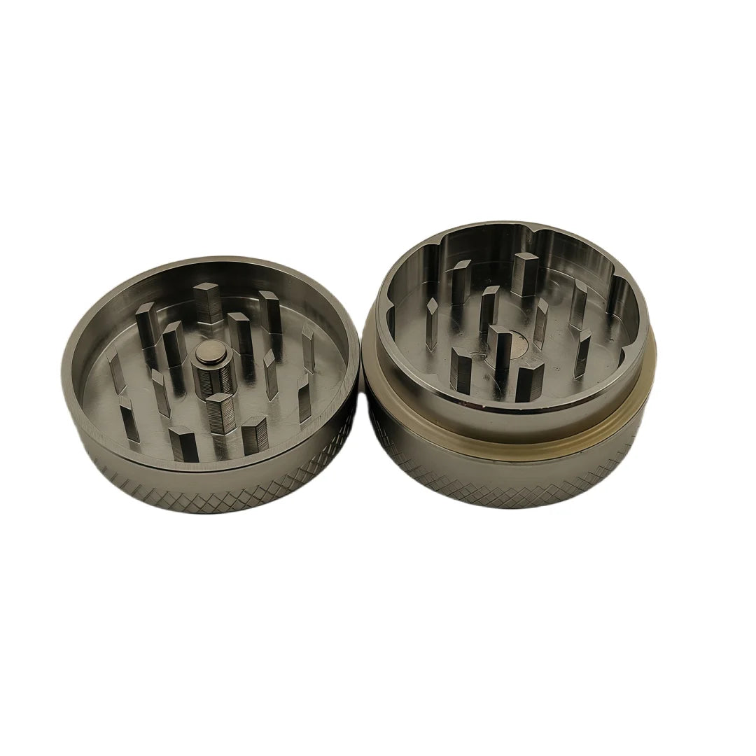 Compact Aluminum Alloy Grinder - Thumb-Sized Design for Easy Grinding oftobacco，The best smoking accessories