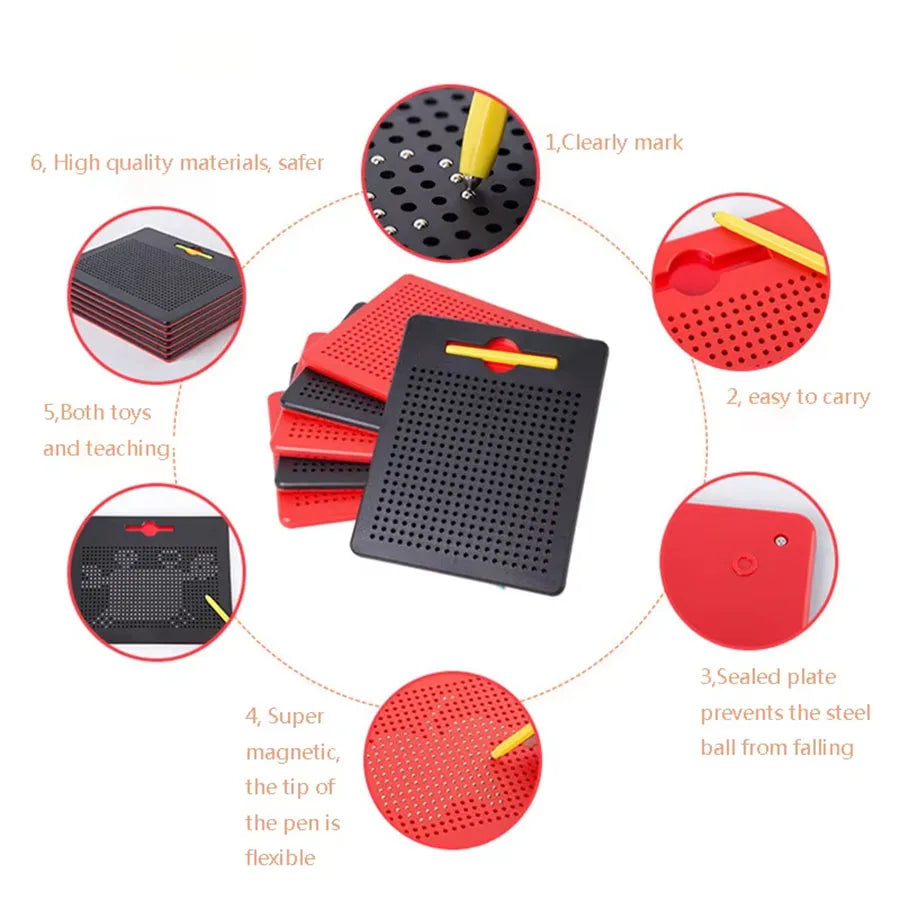 Magnetic Drawing Board for Kids – Montessori Travel Toy