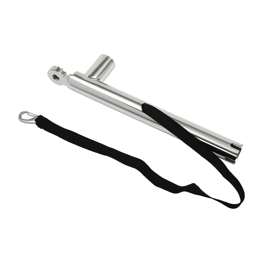 Adjustable Double Angle Fishing Rod Holder for Boats Yachts Stainless Steel Corrosion Resistant and Durable