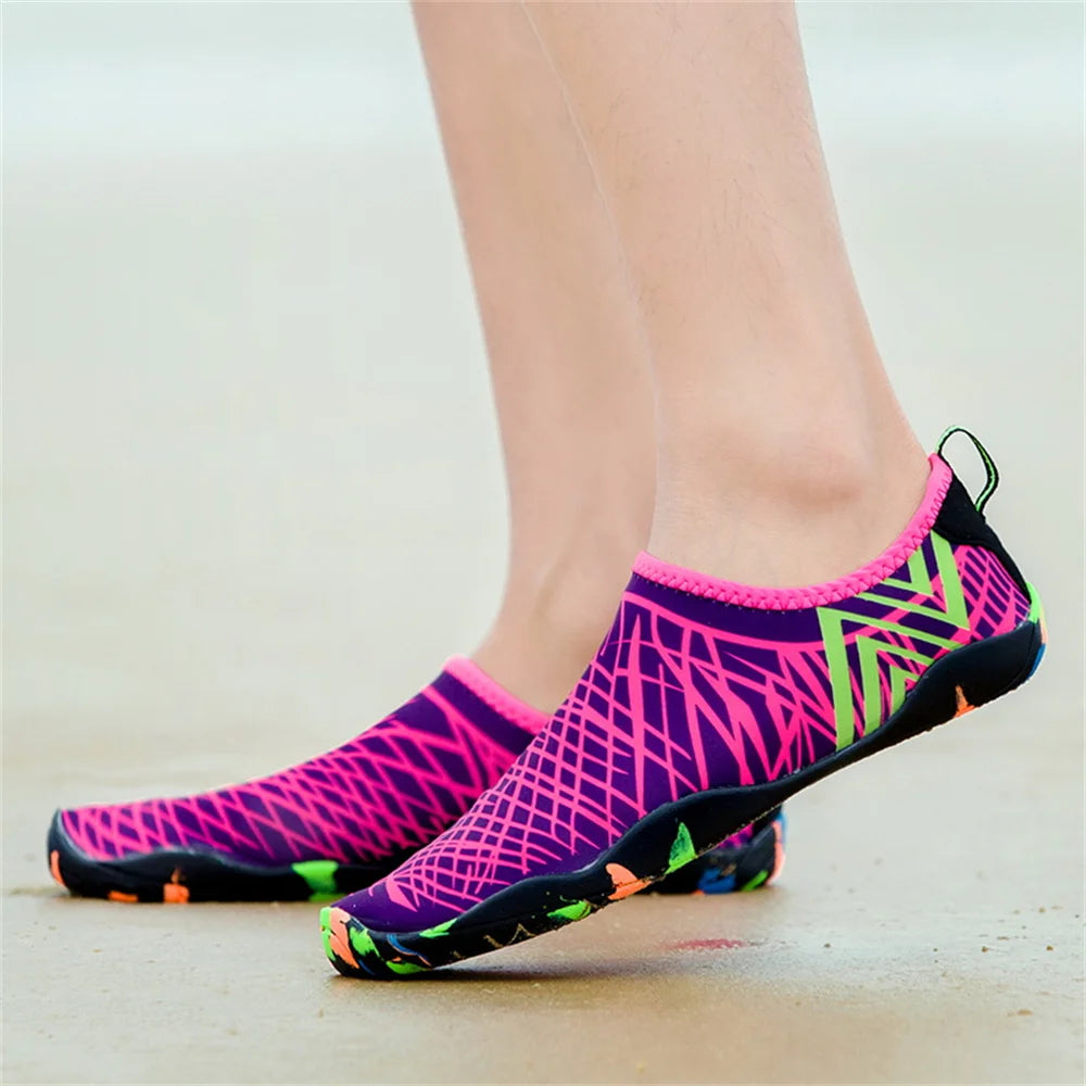 Quick-Drying Summer Water Shoes Unisex Seaside Beach Sock Barefoot Sneakers Men Swimming Upstream Sports Diving Aqua Shoes Women