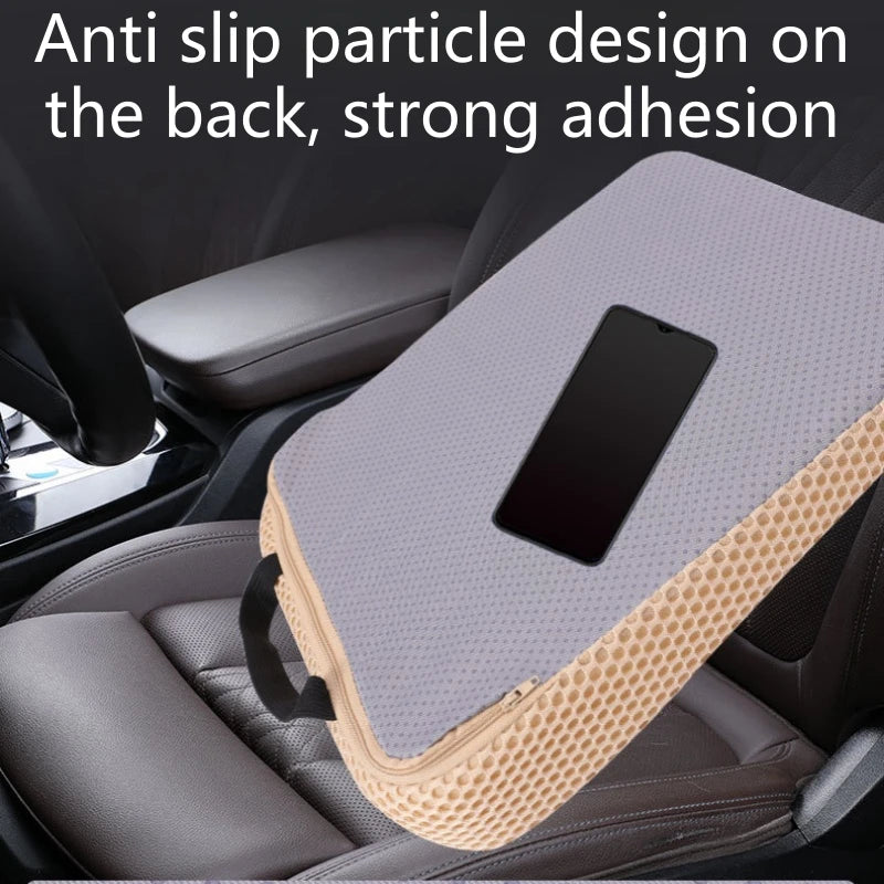 Car Booster Seat Cushion — Breathable Height Boost Pad | Fatigue Relief
