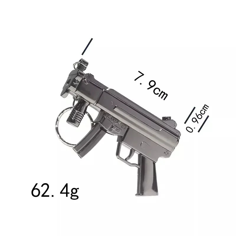 Various Gun Shape Cigarette Lighter，mini Portable Torch Lighter Refillable Butane Gas Open Flame Lighter Smoking Accessories