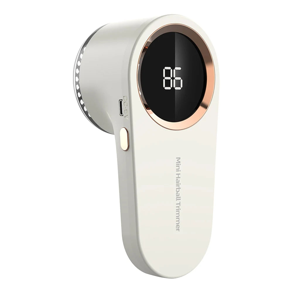 Quitapelusas Eléctrico Recargable USB | Pantalla Digital | Ergonómico | Ropa y Suéter