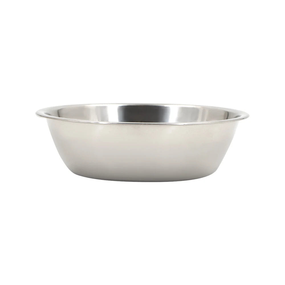 Cat 3 Bowls in 1 Feeder Feeding & Watering Supplies Food Bowl 15-Degree Tilt Raised 3 Stainless Steel Bowls Wood Brackets Puppy