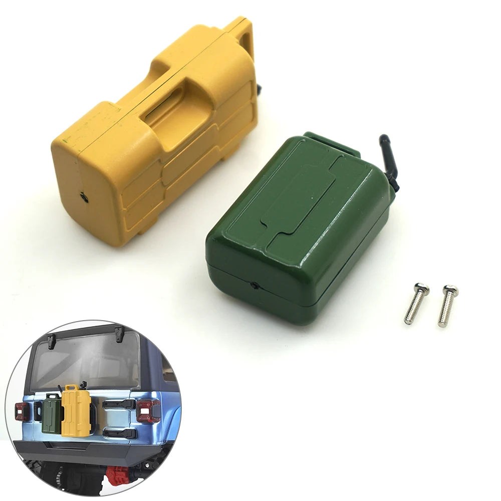 1:10 Scale Accessories Simulated Decoration Tools Shovel Fire-Extinguisher Oil Drum for RC Crawler Car TRX4 SCX10 Mini Toys