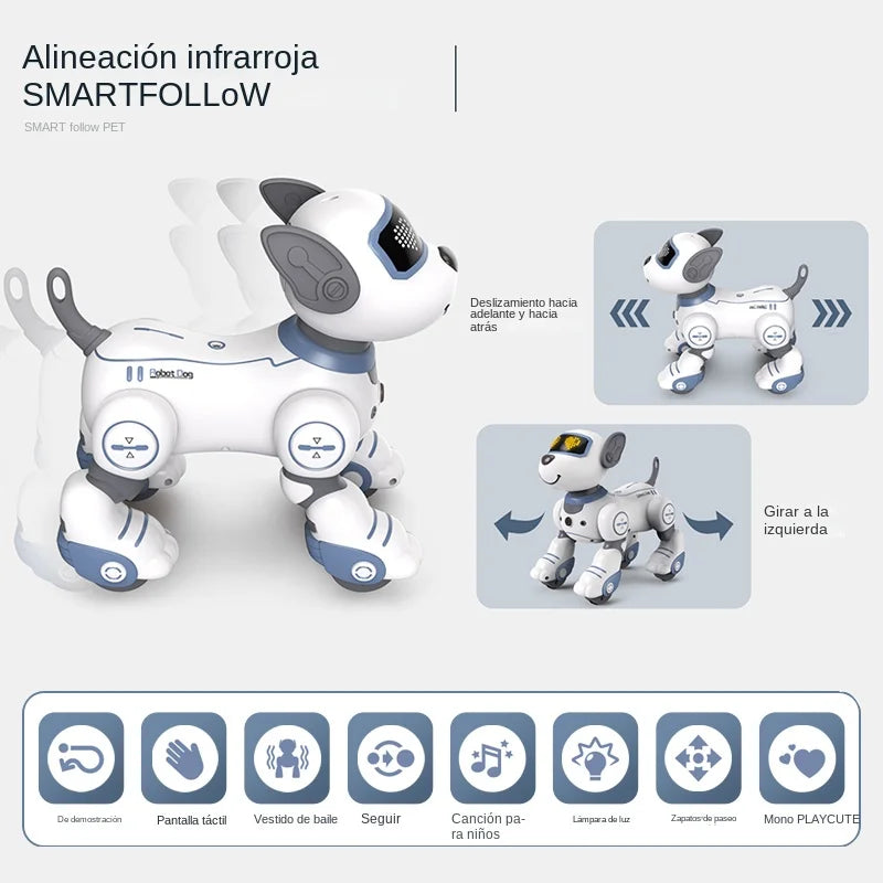 Perro Robot Inteligente con Control Remoto | Acrobacias | Regalo para Niños - Firu Total Sales