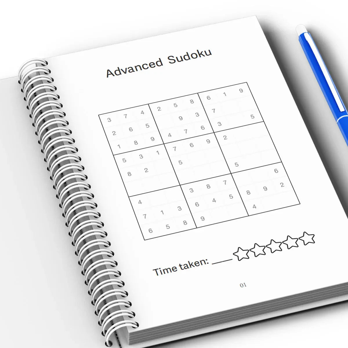Sudoku Practice Book Math Exercise Thinking Logic for Kids of All Ages, Brain Exercise