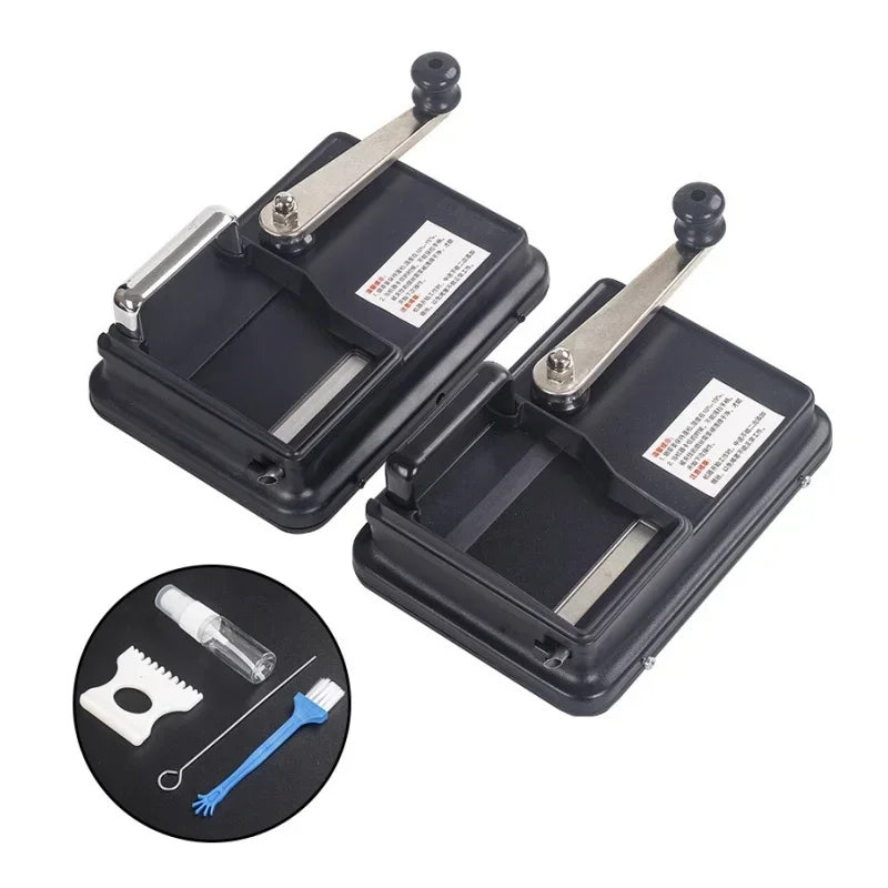 Double Rail Tobacco Rolling Machine Aluminum Alloy Cigarette Maker Injector Cigaret Filling 5.5/6.5/8mm Tube Smoking Accessories