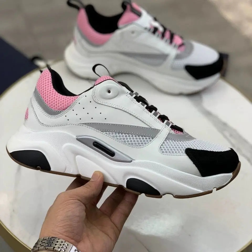 Tenis Running Hombre y Mujer B22/B30 | Outdoor Jogging | Suela Gruesa | Transpirable | Maratón