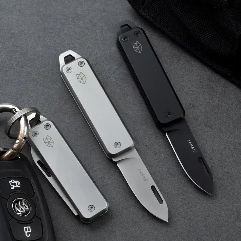 EDC Mini Folding Pocket Knife - Stainless Steel Sharp Blade, Multifunctional for Outdoor Camping & Daily Use