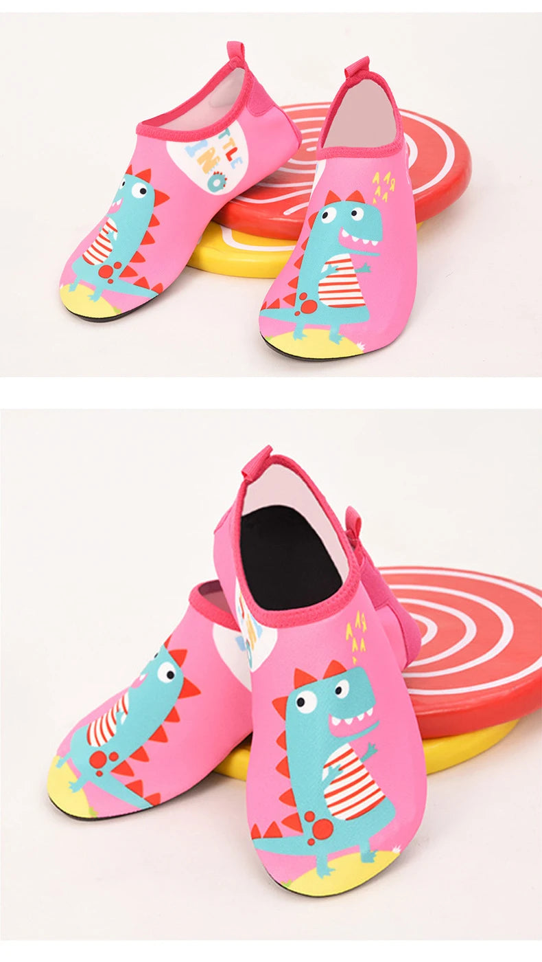 Summer Kids Swimming Beach Barefoot Water Shoes Children Light Portable  Wader Shoes Quick Dry Boys Girls Aqua Shoes