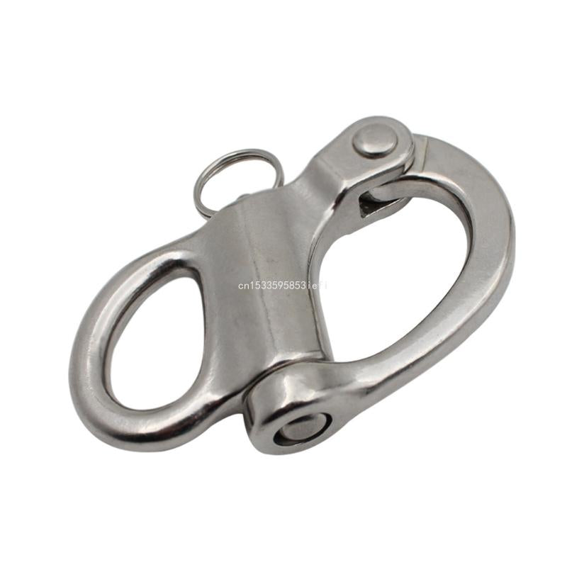 35/52/69/96mm Stainless Steel Quick Release Boats Chain Shackle Hook