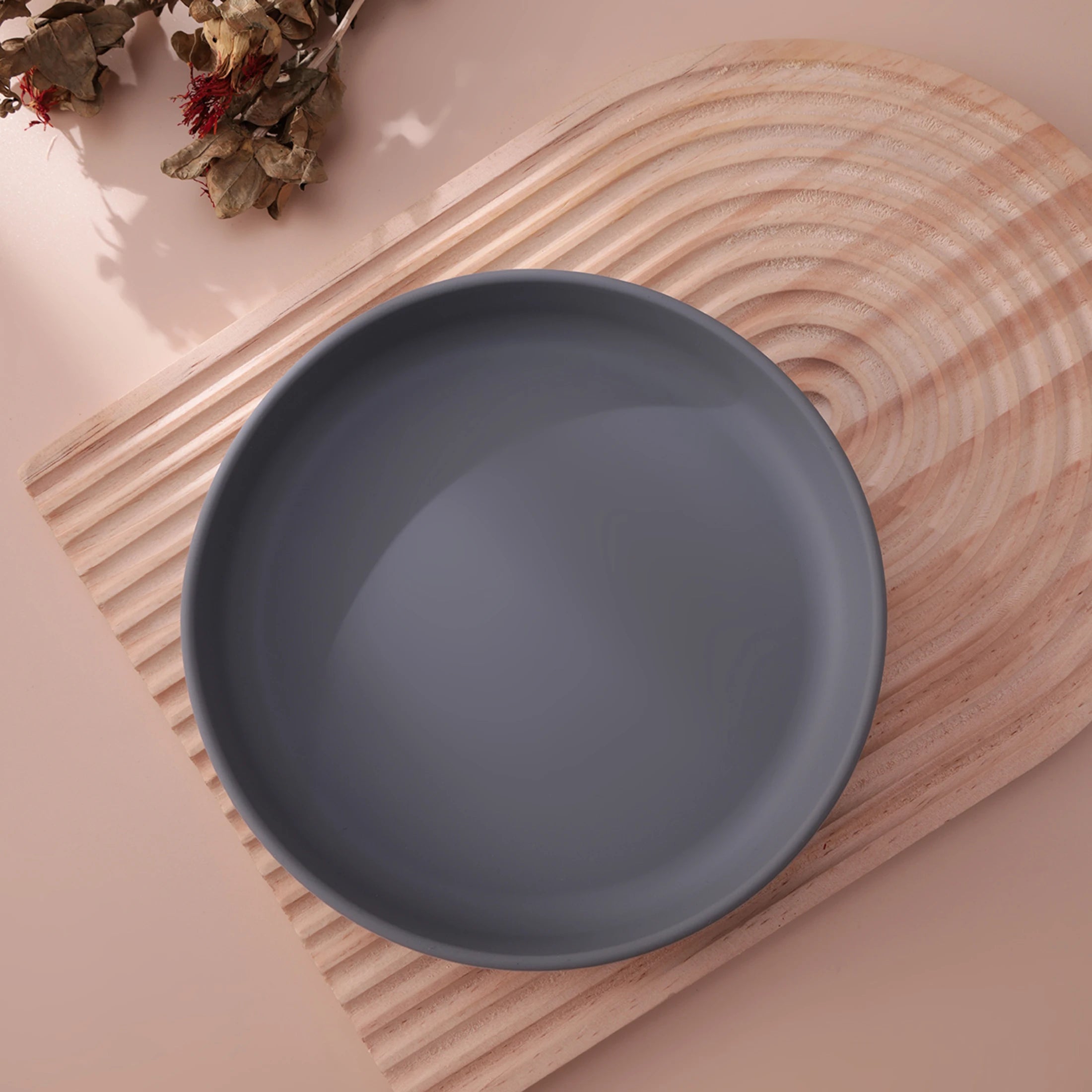 Plato de Silicona Antideslizante Color Kids para Bebé | Sin BPA | Alimentación 🍼