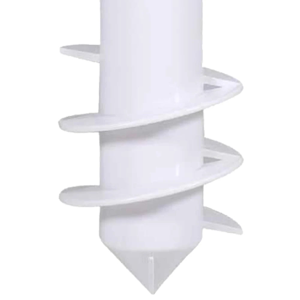 3/5 Spin Inserts Spiral Umbrella Plug with Hook Spike Auger Keep Holder Windproof Sunshade Bracket Equipment for Sand Soil Grass
