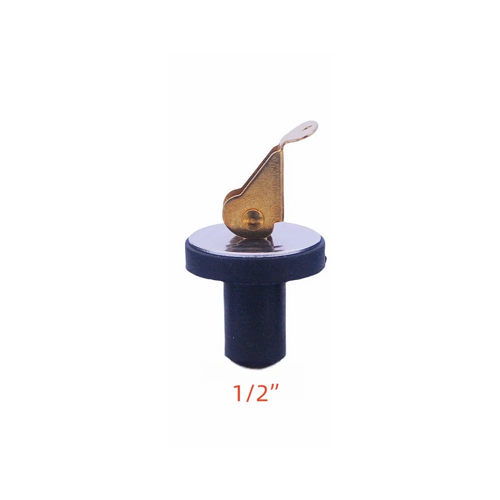 Universal Yacht Compression Drain Plug Rubber Seal Plug Tools Practical Durable Brass Screw Type Plug Marine Boat Accessories