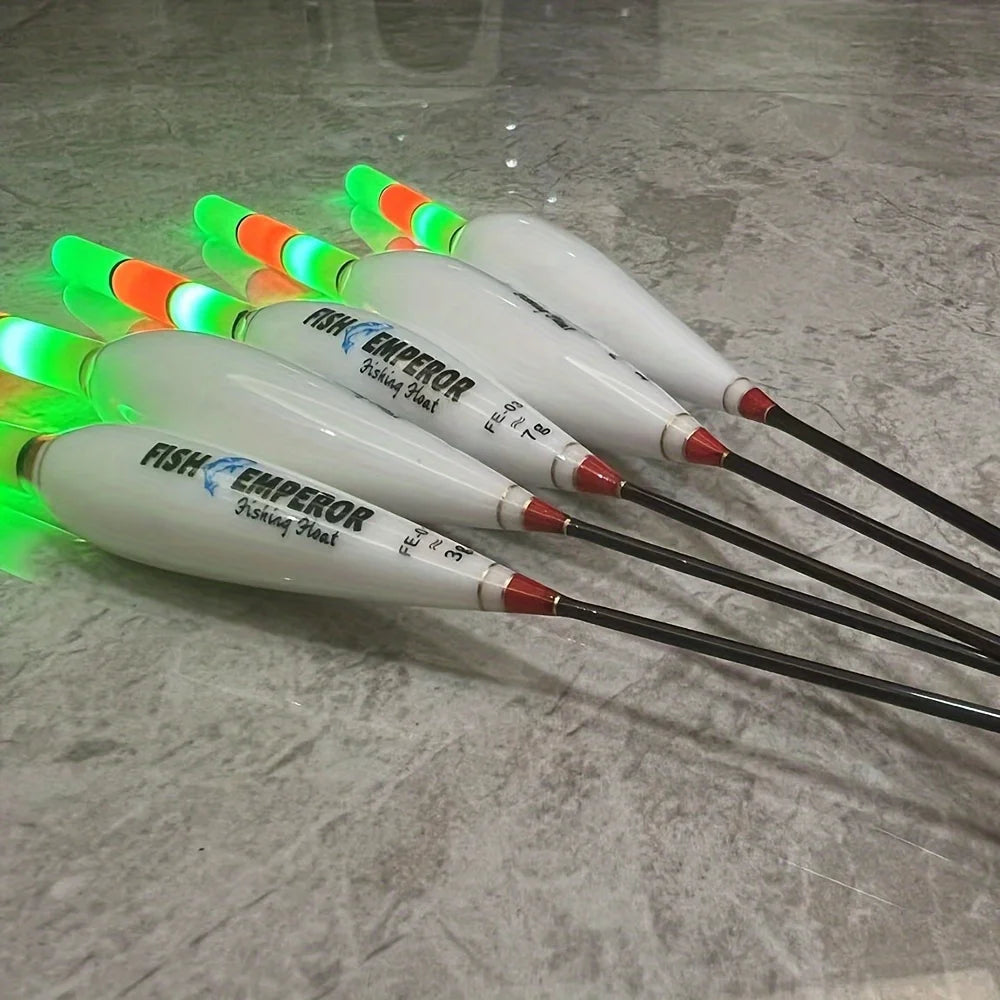 2pcs Night Fishing Electronic Float Large Buoyancy Buoy Led Luminous Cr425 Summer Luminous Fishing Gear Fishing Gear 2024 New