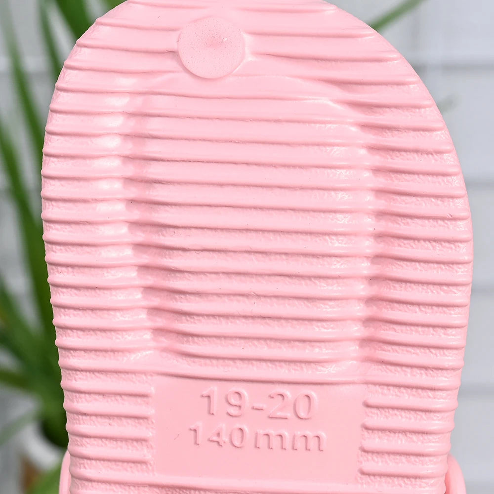 New Summer Children's Slippers Rainbow Cherry Cake Casual Sandals - Breathable Non-Slip for Boys Girls - Home & Beach Wear