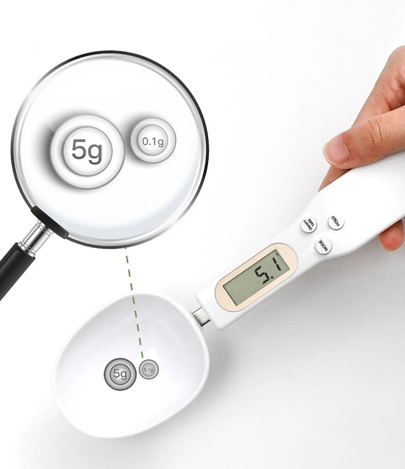 Digital Weighing Spoon Scale LCD | Coffee Flour Powder Baking | Adjustable Measurement