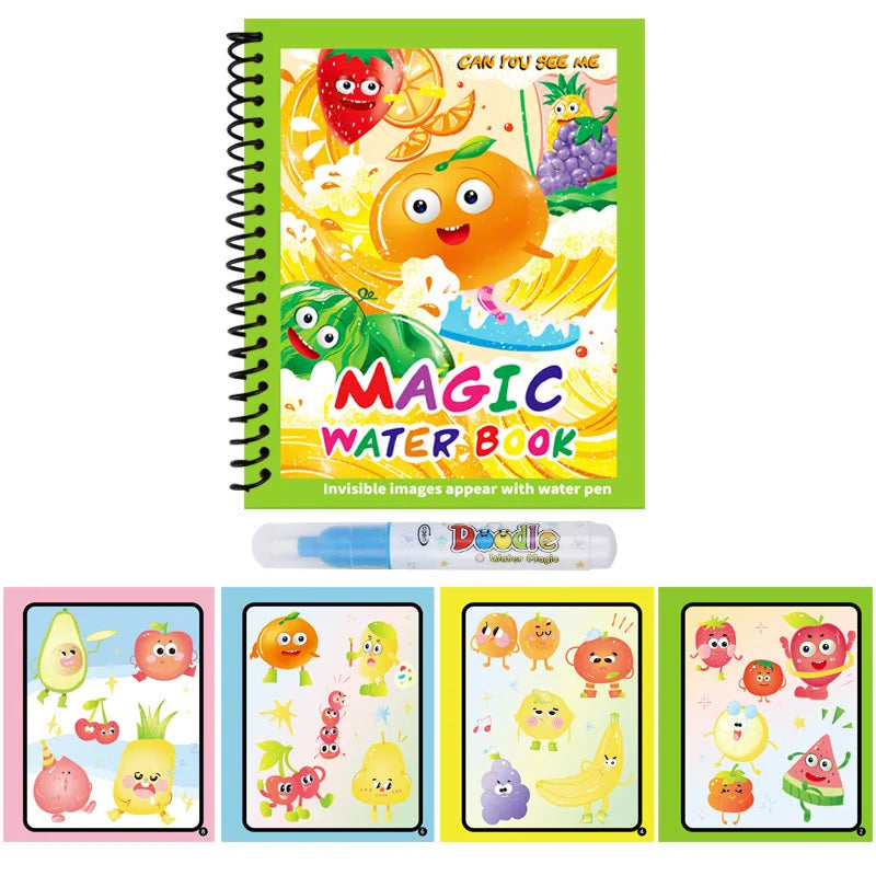 Reusable Water Drawing Book – Montessori Coloring Toy