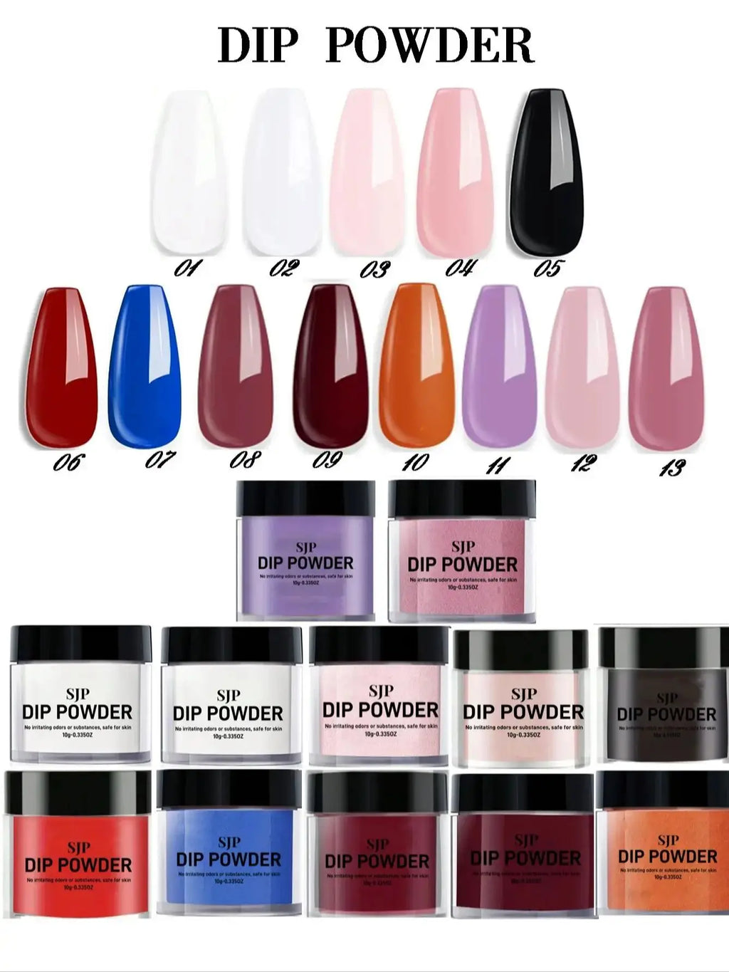 Polvo Dip para Uñas 10g | French Manicure | Larga Duración | Sin Curado | DIY 💅 - Firu Total Sales