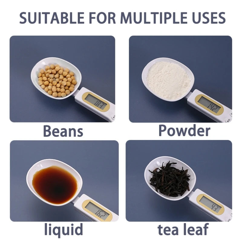 Digital Weighing Spoon Scale LCD | Coffee Flour Powder Baking | Adjustable Measurement