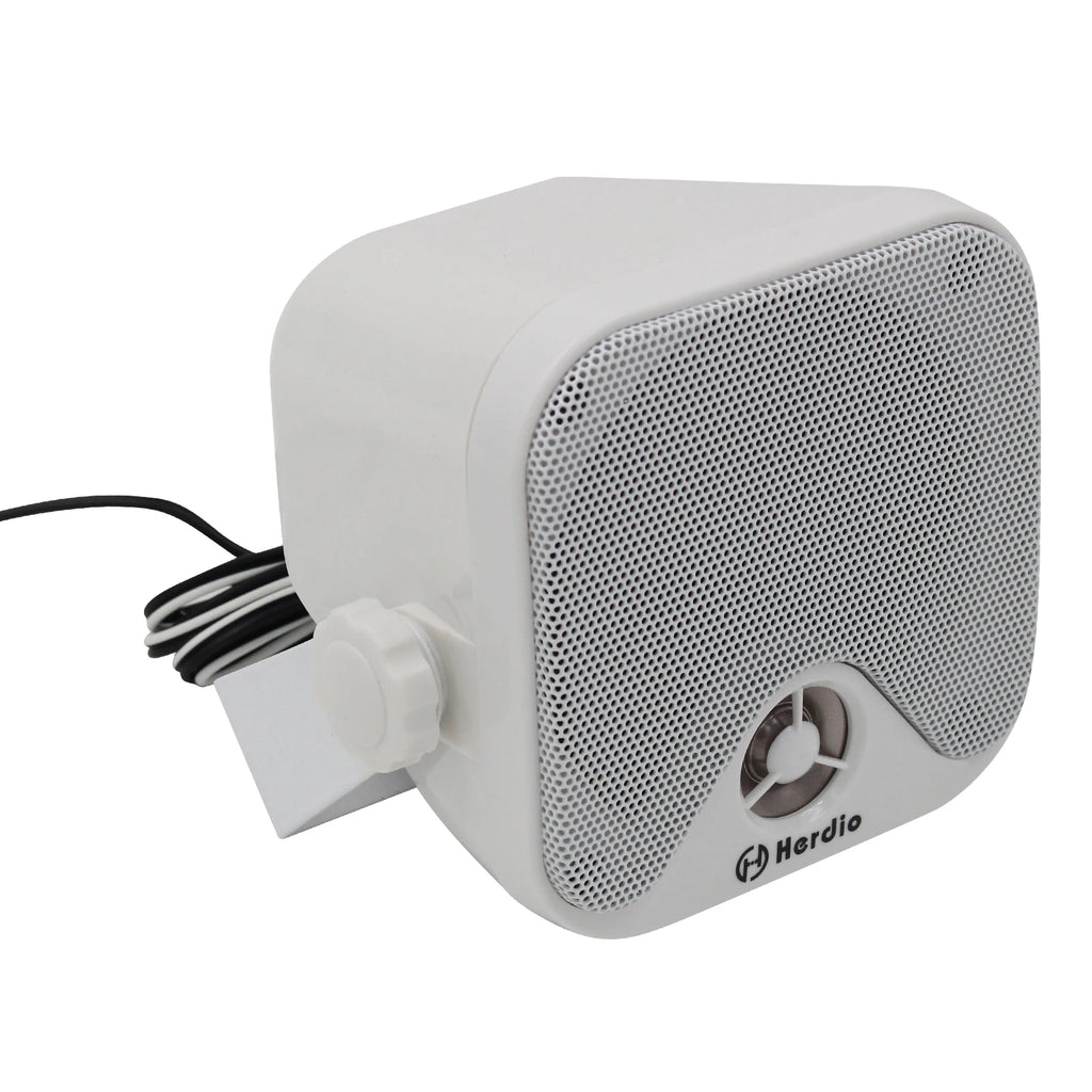 Herdio 4'' Bluetooth Marine Speakers 100W Heavy Duty Waterproof- Surface Mounted for Camper ATV UTV RZR Golf Cart Boat