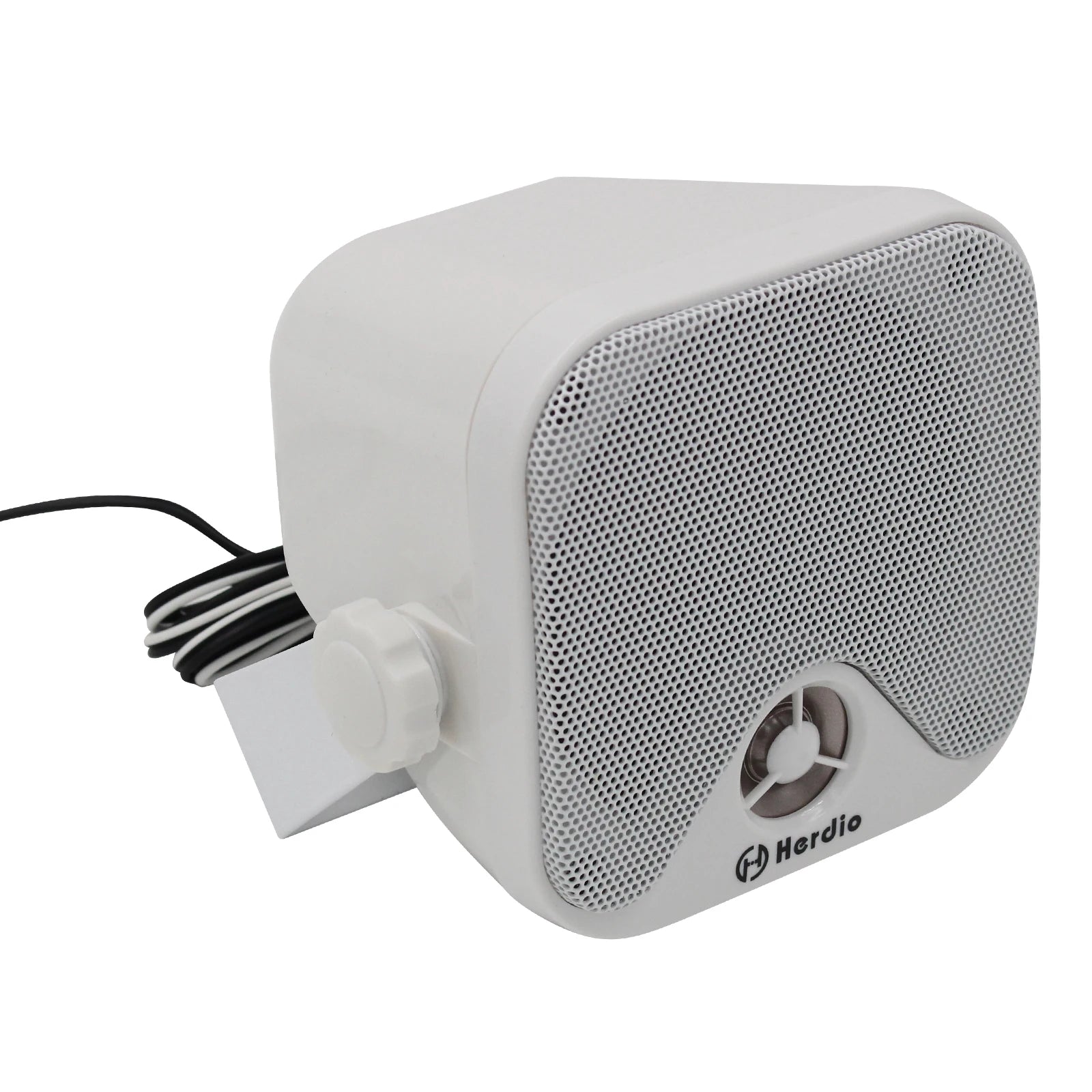 Herdio 4'' Bluetooth Marine Speakers 100W Heavy Duty Waterproof- Surface Mounted for Camper ATV UTV RZR Golf Cart Boat