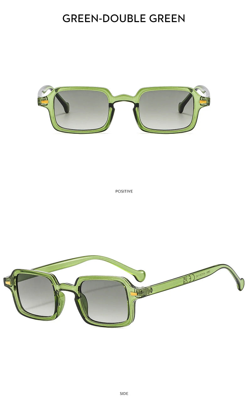Luxurious Rectangle Sunglasses Women Oval Vintage Brand Designer Square Sun Glasses Men Shades Female Eyewear sunglasses