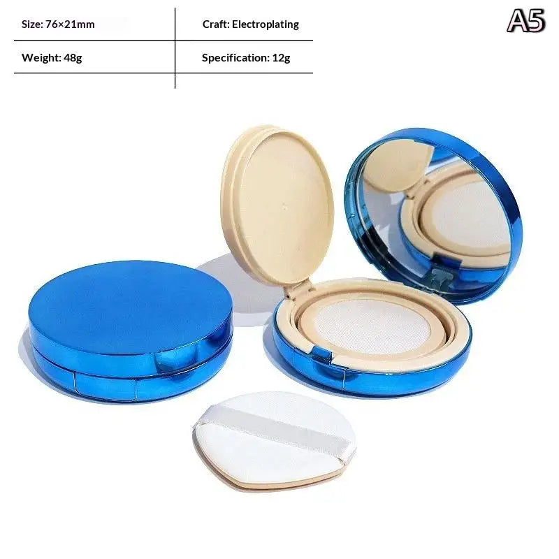 Portable Air Cushion Box With Puff With Mirror Compact Foundation Case BB Cream Container Makeup Tools DIY