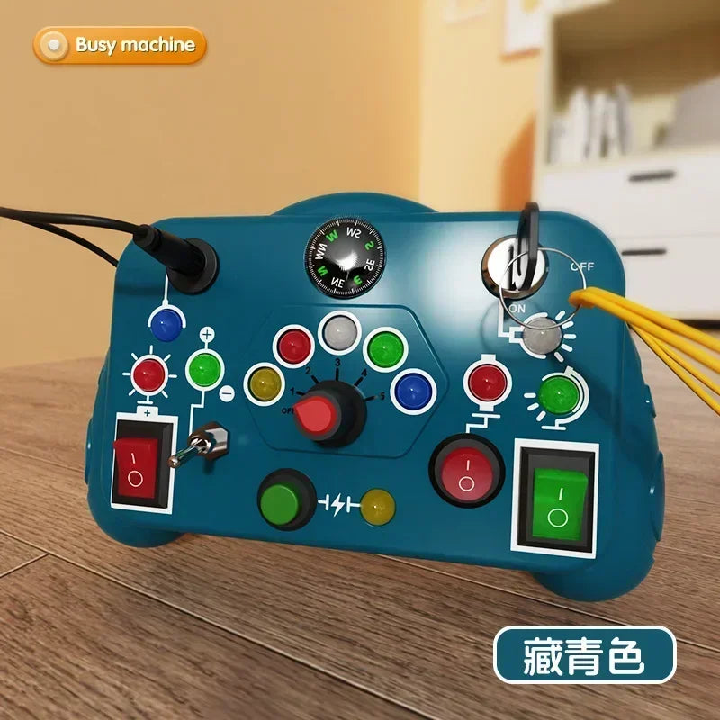 Tablero Sensorial Montessori para Bebés y Niños