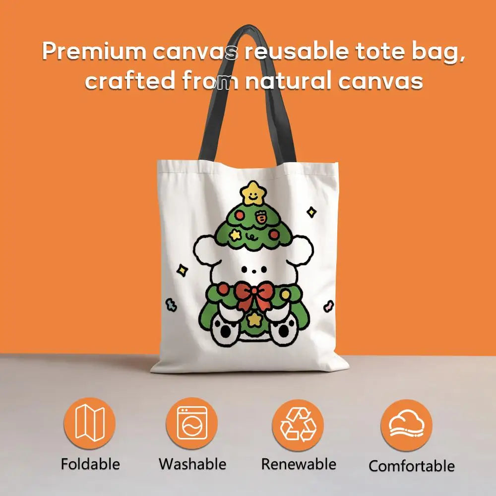 T-True Religion Storage Bags Canvas Tote Bag Double-Sided Print Fashion Shoulder Shopping Bag Gift Handbags